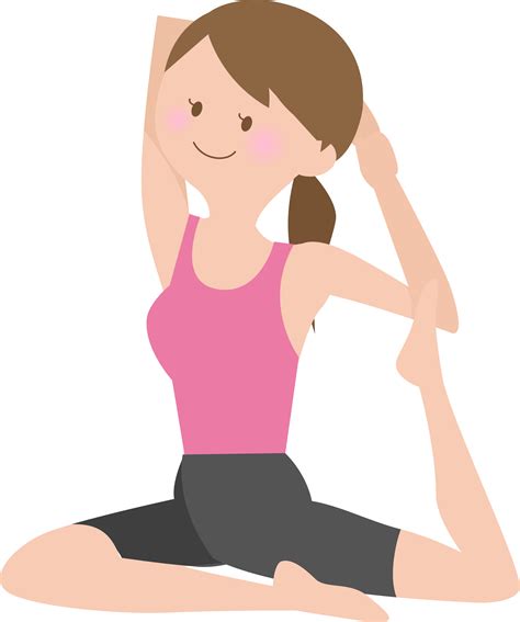 Free Yoga clipart for personal and commercial use. Transparent .png and .svg files.